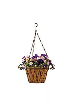 商品D68 BA131X 17 In. Metal Flower Basket With Coco Liner图片