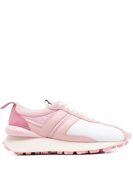 推荐Lanvin Women's  Pink Leather Sneakers商品