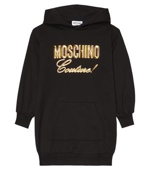 Moschino | Logo棉质毛衣式连衣裙商品图片,