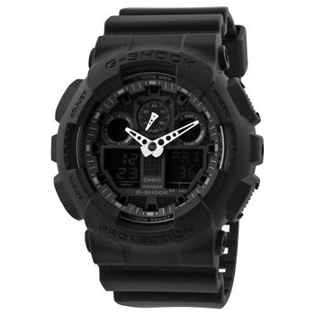 Casio | G-Shock Perpetual Alarm World Time Chronograph Quartz Analog-Digital Black Dial Men's Watch GA-100-1A1商品图片,6.3折