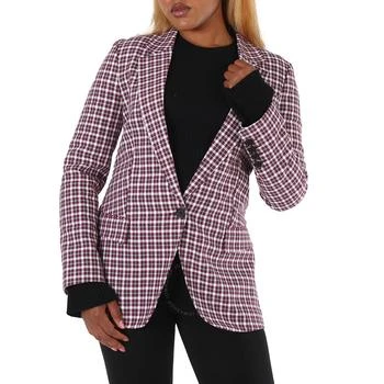Burberry | Check Cotton Blazer Jacket,商家Jomashop,价格¥7059