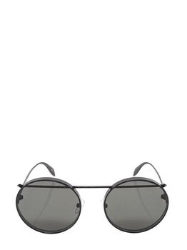 Alexander McQueen | Alexander McQueen Eyewear Piercing Round Framed Sunglasses商品图片,8.1折