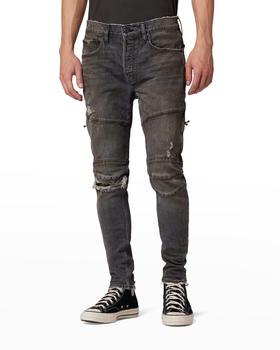 推荐Men's Zack Skinny Biker Jeans商品