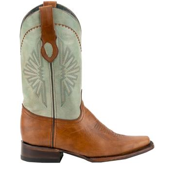 商品Ferrini | Santa Fe Square Toe Cowboy Boots,商家SHOEBACCA,价格¥1288图片