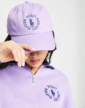 推荐Polo Ralph Lauren x ASOS exclusive collab logo baseball cap in lavender商品