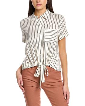 时尚new york女装, JONES NEW YORK | Jones New York Tie-Hem Blouse商品图片 4折