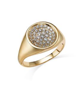 商品Diamond Pavé Ring in 14K Yellow Gold, 0.50 ct. t.w. - 100% Exclusive,商家Bloomingdale's,价格¥26338图片