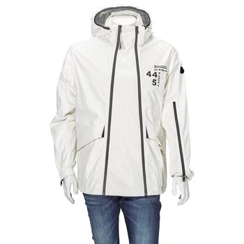 秋装moncler男, Moncler | White Tyler Paper-touch Double-zip Jacket商品图片 8.4折
