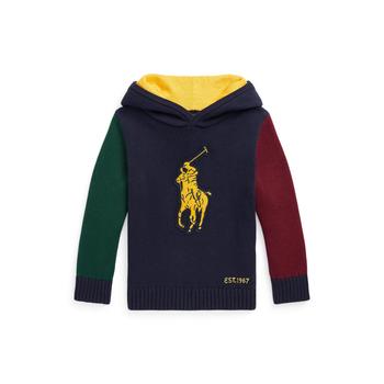 商品Big Pony Cotton Hooded Sweater (Little Kids)图片