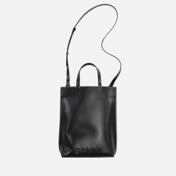推荐Ganni Women's Banner Medium Tote Bag - Black商品