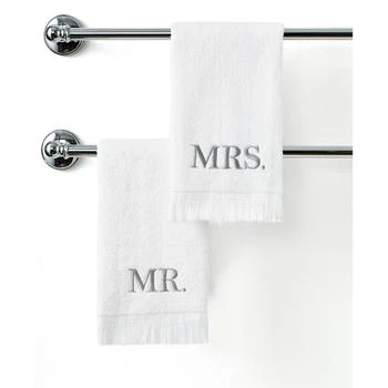 Avanti | Bath Towels, Mr. & Mrs. 11" x 18" Fingertip Towel,商家Macy's,价格¥87