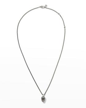 推荐Men's Pave Skull Necklace商品