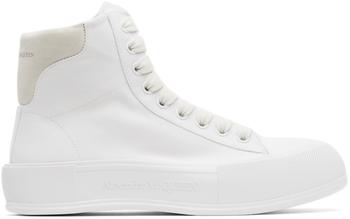 Alexander McQueen | 白色 Deck Plimsoll 高帮运动鞋商品图片,