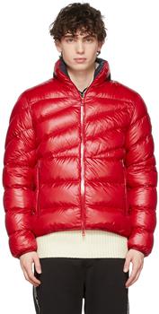 秋装moncler男, Moncler | Red Nylon Hanin Jacket商品图片 