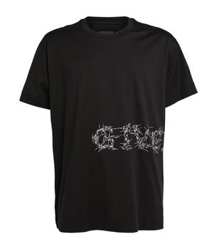 纪梵希男装, Givenchy | Barbed Wire Logo T-Shirt商品图片 