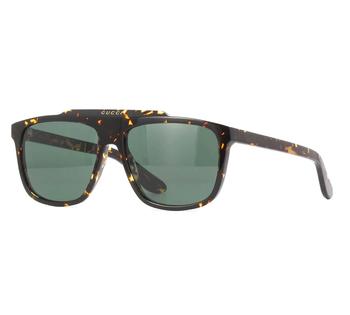 Gucci | Green Square Mens Sunglasses GG1039S 002 58商品图片,4.9折