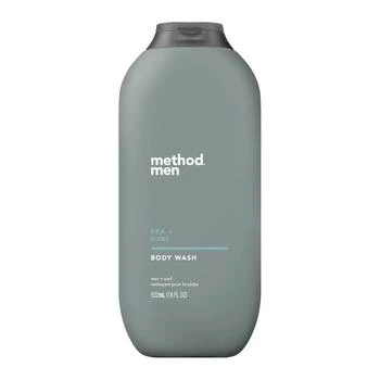 Method Skincare Method Men Body Wash with Sea and Surf, 18 Oz, 6 Ea