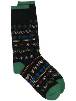 Paul Smith | PAUL SMITH embroidered knitted socks商品图片,