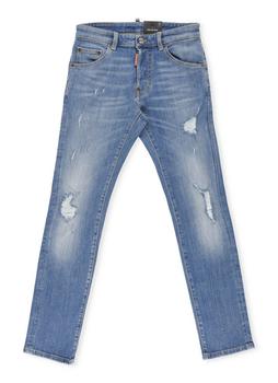 product Dsquared2 Kids Distressed Straight Leg Jeans - 4Y image
