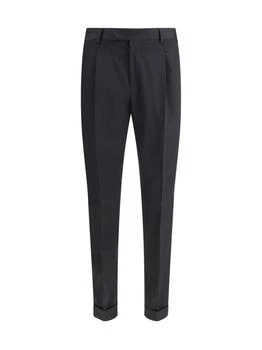 PT TORINO | PT Torino Rebel Pleated Wool Pants,商家Cettire,价格¥2990