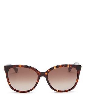 Kate Spade | Women's Britton Polarized Square Sunglasses, 55mm商品图片,