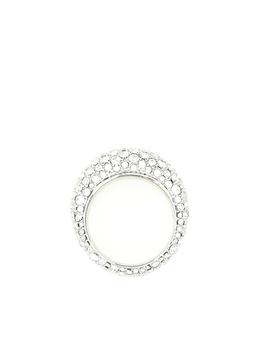 商品Amina Muaddi | Amina Muaddi Cameron Crystal Embellished Ring,商家Cettire,价格¥1978图片