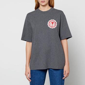 推荐AMI Logo Cotton-Jersey T-Shirt商品