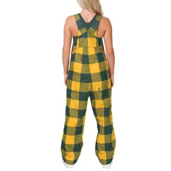 推荐Forever Collectible Packers Big Logo Plaid Overalls - Women's商品