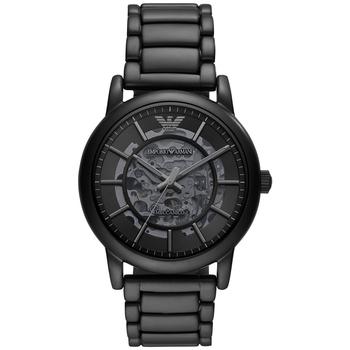 推荐Men's Automatic Black Tone Stainless Steel Bracelet Watch 43mm商品