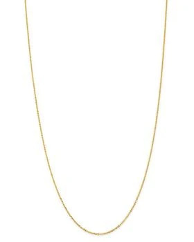 Bloomingdale's Fine Collection | Criss Cross Link Chain Necklace in 14K Yellow Gold, 1.25mm - Exclusive,商家Bloomingdale's,价格¥3664