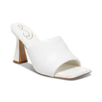 sam edelman拖鞋是什么牌子, Sam Edelman | Women's Carmen Flared Heel Dress Mules商品图片 7折起