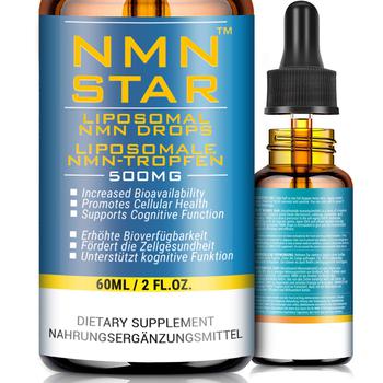 商品Ultra High Liposomal NMN Drops, 500mg, Boost NAD Levels for Cellular Repair, Mental Performance & Anti Aging, Nicotinamide Mononucleotide Supplement for 30 Day Supply (1 Bottle)图片