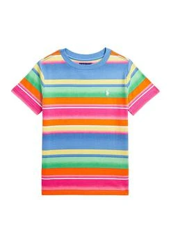 Ralph Lauren | Lauren Childrenswear Boys 2 7 Striped Cotton Jersey T Shirt,商家Belk,价格¥173