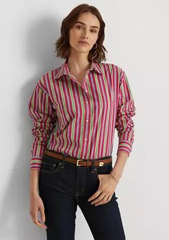 Ralph Lauren, Ralph Lauren | Women's Striped Cotton Shirt商品图片 3.9折