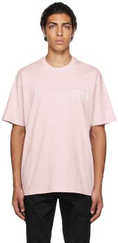 男装burberry t恤, Burberry | 粉色 Location Print Oversized T 恤商品图片 