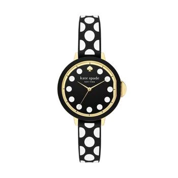 Kate Spade | Park Row Three-Hand Dot Silicone Watch - KSW1812 