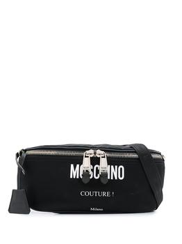 推荐Moschino Men's  Black Polyamide Belt Bag商品