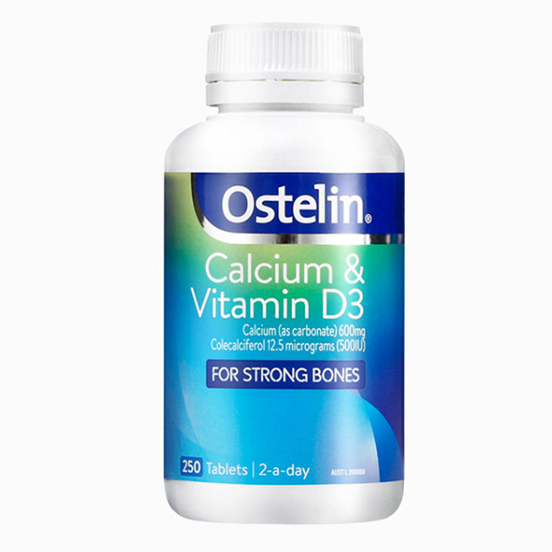 商品Ostelin奥斯特林成人维生素VD3钙片250粒图片