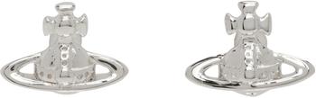 商品Vivienne Westwood | Silver Lorelei Stud Earrings,商家SSENSE,价格¥574图片