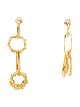 商品DSQUARED2 | Dsquared2 Earring With Chain Rings,商家Italist,价格¥2108图片