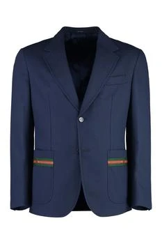 推荐GUCCI SINGLE-BREASTED TWO-BUTTON JACKET商品