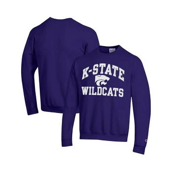 CHAMPION | Men's Purple Kansas State Wildcats High Motor Pullover Sweatshirt 