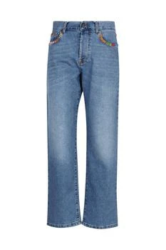 推荐PAR.CO DENIM Straight jeans with embroidery商品
