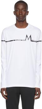 Moncler | 白色棉质长袖 T 恤商品图片,