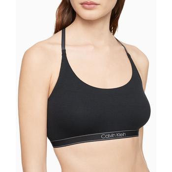 Calvin Klein | Women's Pure Ribbed Unlined Bralette QF6438商品图片,6折