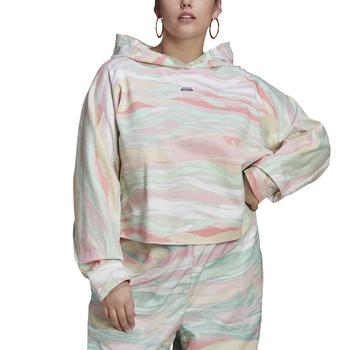 推荐adidas Cropped Hoodie Plus Size - Women's商品