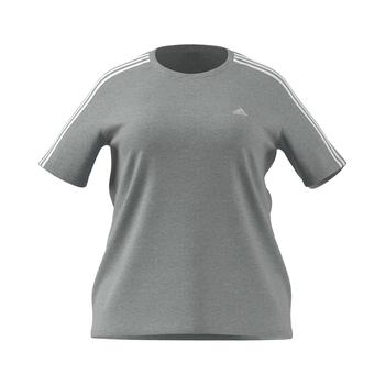 Adidas | Plus Size Essentials Slim 3-Stripes T-Shirt商品图片,6折