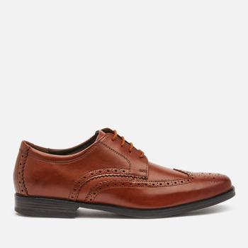 Clarks Men's Howard Wing Leather Derby Shoes - Dark Tan product img