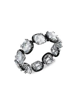 施华洛世奇手链直邮, Swarovski | Harmonia Swarovski Crystal Rhodium-Plated Cushion-Cut Bracelet商品图片 