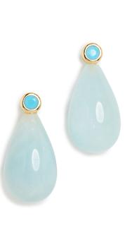 Shashi | SHASHI Aqua 耳坠商品图片,